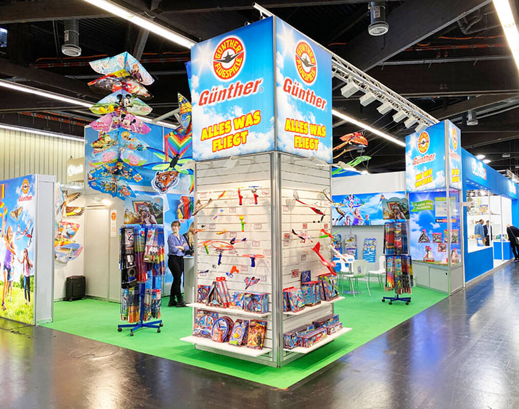 Günther Spielwaren Messestand