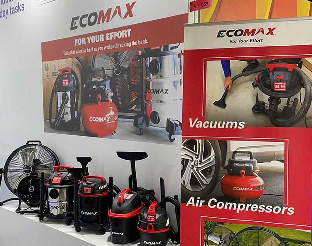 Messestand Ecomax