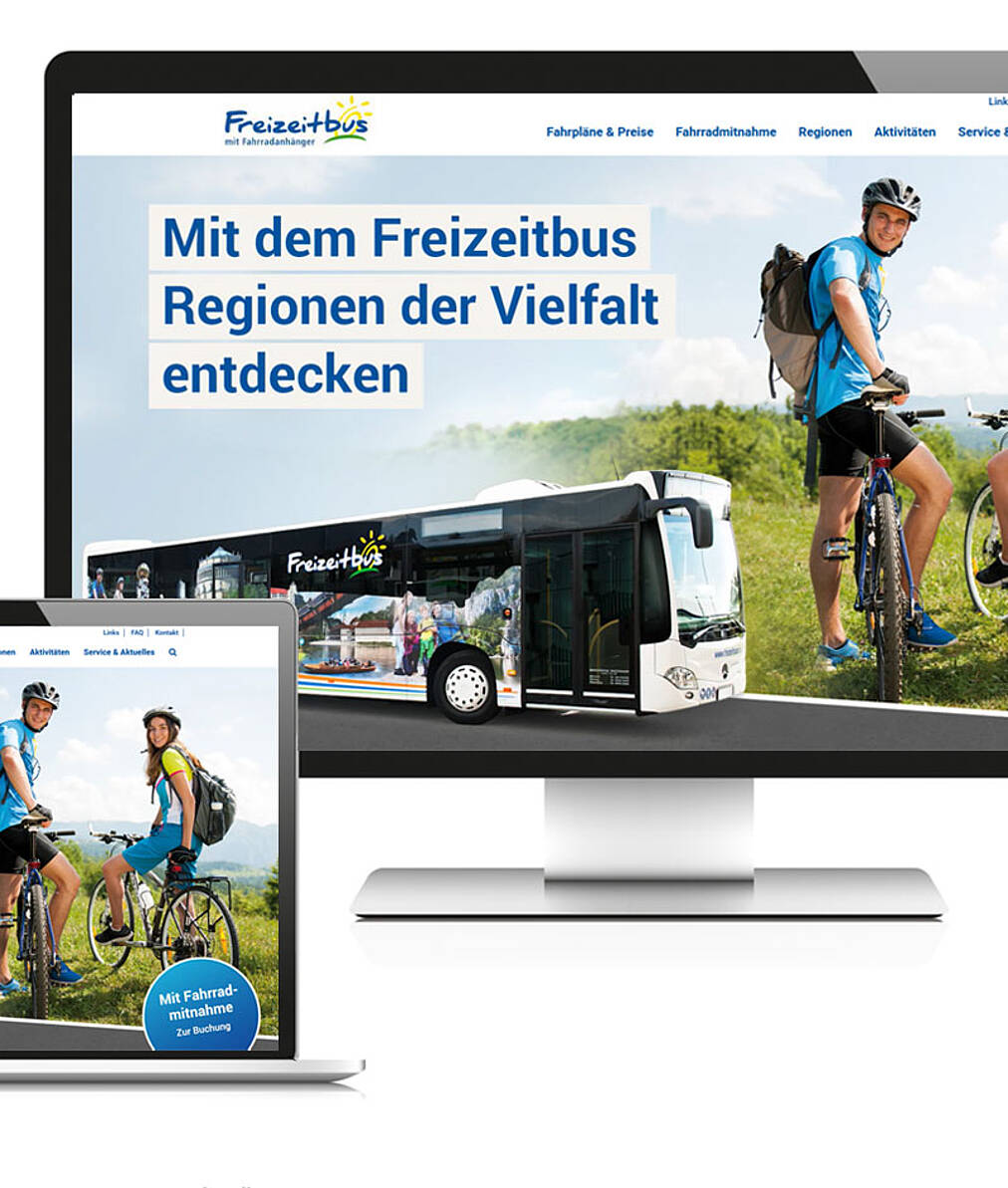 Beispiel Webdesign Touristik VLK Homepage