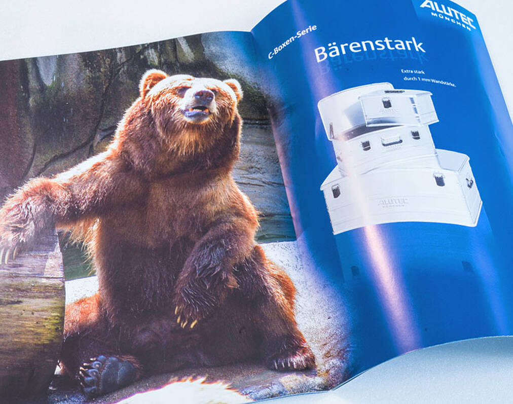 Endverbraucherbroschüren für Boxen und Behälter Produktkatalog Transportboxen