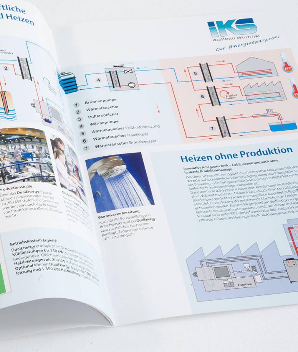 Leistungsbroschüren für Anlagenbau Imagebroschüre Industrielle Kühlsysteme