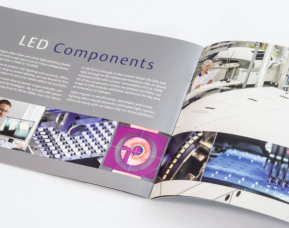 Imagebroschüren für LED-Technologie Imagebroschüre LED Lighting