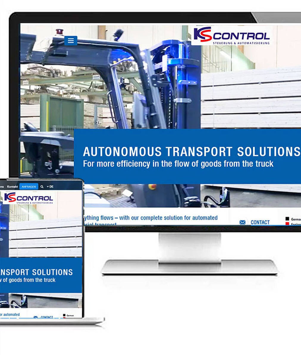 Webdesign KS Control Webseite